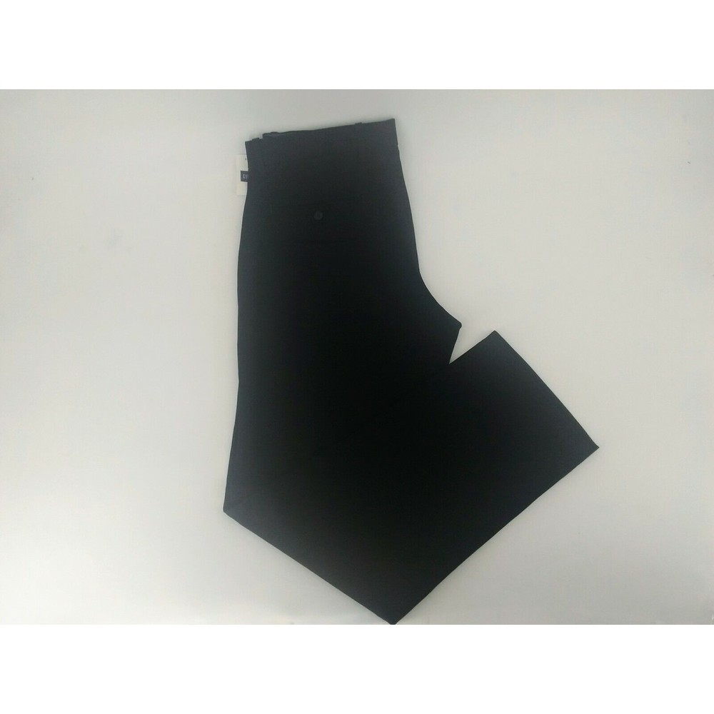 GAP RELAXED KHAKIS PANTS MENS SIZE 36X34 TRUE BLACK COLOR ZIP FLY NEW